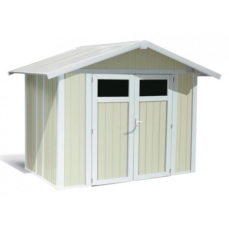 Caseta De Jardí En Resina Utility Gris Verd