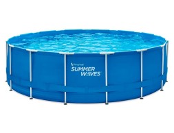 Piscina Tubular Redonda Summer Waves C/Depuradora