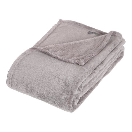 Plaid Microfibra Gris
