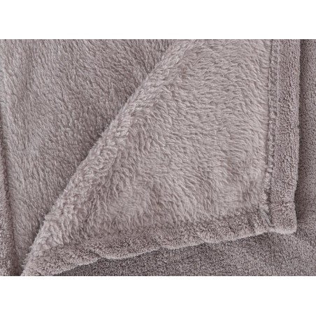 Plaid Microfibra Gris