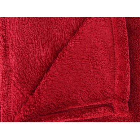 Manta Plaid Microfibra Roja
