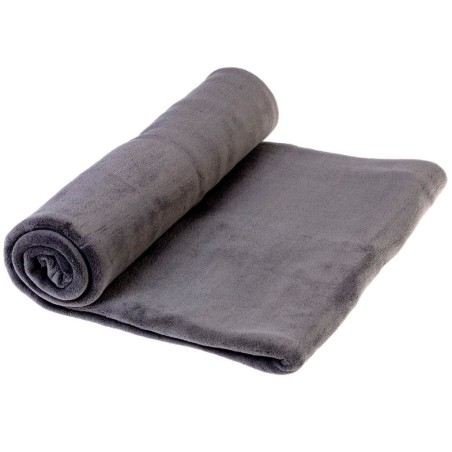 Plaid Microfibra Gris Fosc