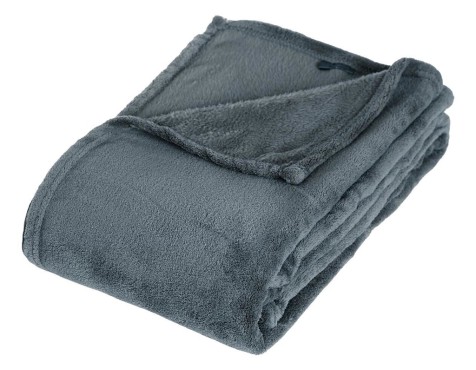 Plaid Microfibra Blau Tempesta