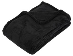 Plaid Microfibra Negre