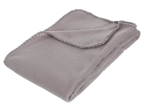 Manta Plaid Polar Gris