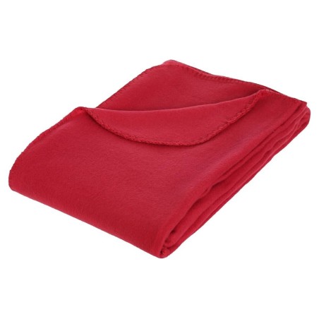 Manta Plaid Polar Roja