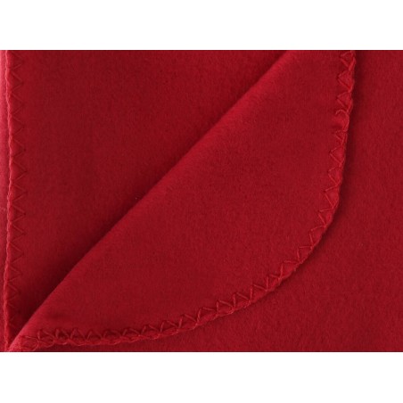 Manta Plaid Polar Roja