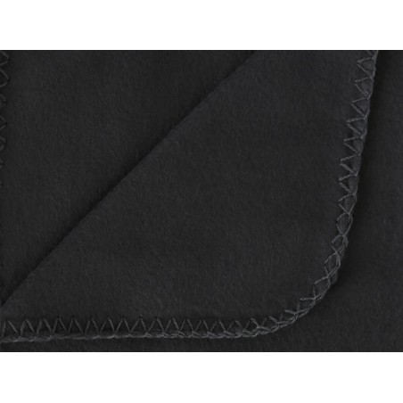 Manta Plaid Polar Gris Oscuro