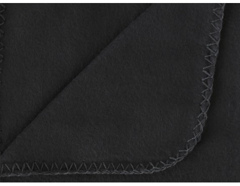 Manta Plaid Polar Gris Oscuro
