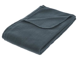 Manta Plaid Polar Azul Tormenta