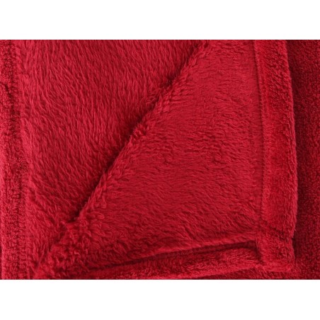 Manta Plaid Microfibra Roja