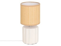 Llum De Taula Tylia Natural/Blanc