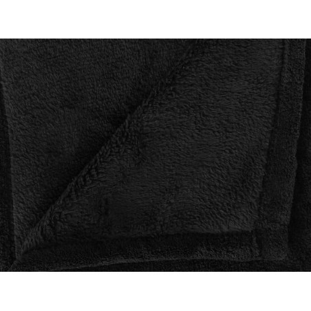 Manta Plaid Microfibra Negra