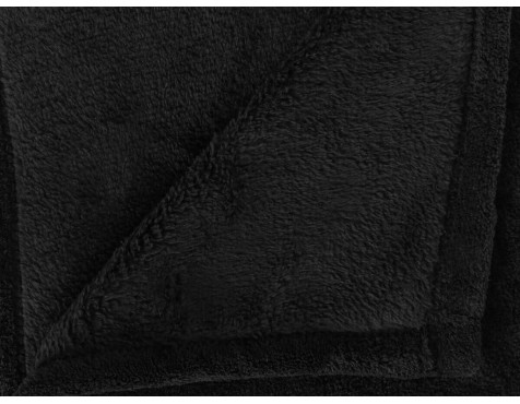 Manta Plaid Microfibra Negra