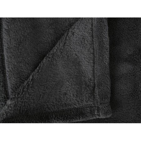 Manta Plaid Microfibra Gris Fosc
