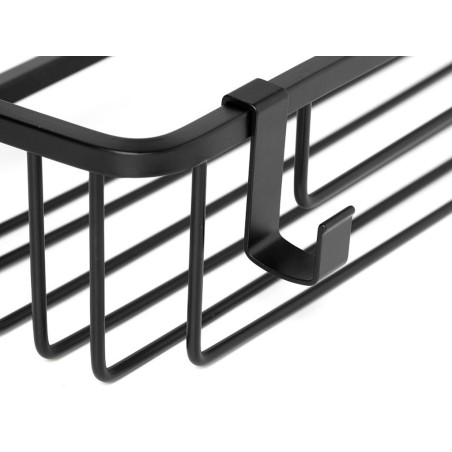 Cesta Ducha 2 Alturas Ducha Colgador Negro