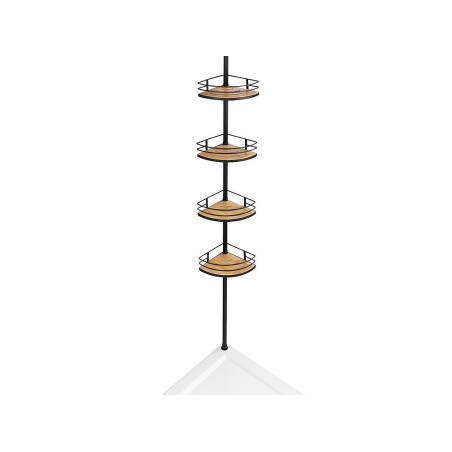 Prestatgeria Raconer Bany Dolcedo Bambú/Inox Negre