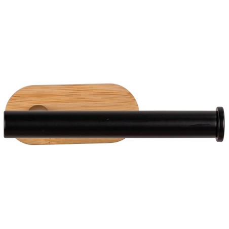 Portarrollos Orea Bambú/Inox Negro