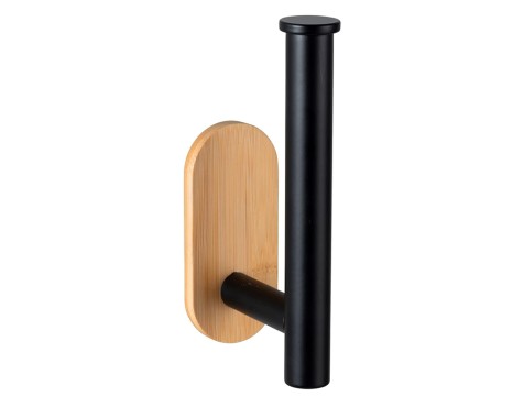 Portarrollos Orea Bambú/Inox Negro