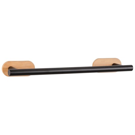 Toallero Barra Orea Bambú/Inox Negro