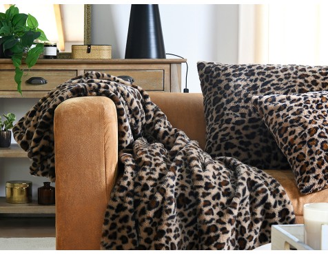 Coixí Fauves Camel Leopard