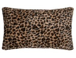 Cojín Fauves Camel Leopardo