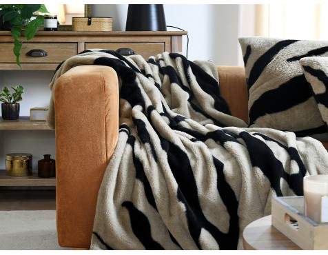 Coixí Fauves Camel Zebra
