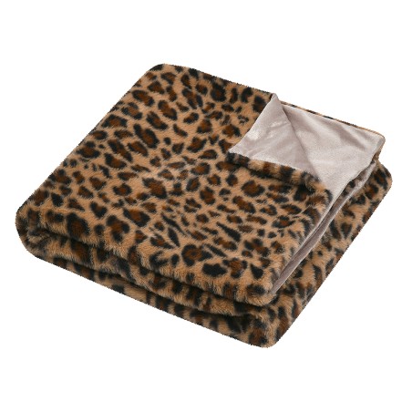 Plaid Fauves Camel Leopard