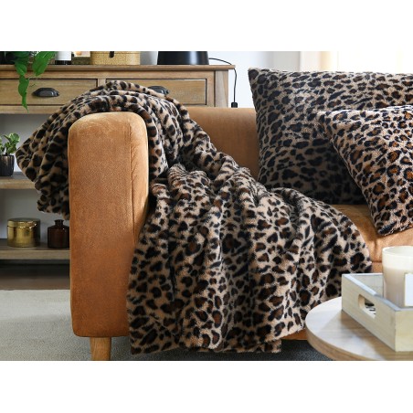 Plaid Fauves Camel Leopard
