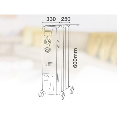 Radiador D'oli 7 Elements Laverton