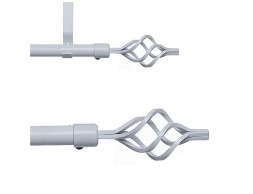 Barra De Cortina Extensible Fletxa Blanca