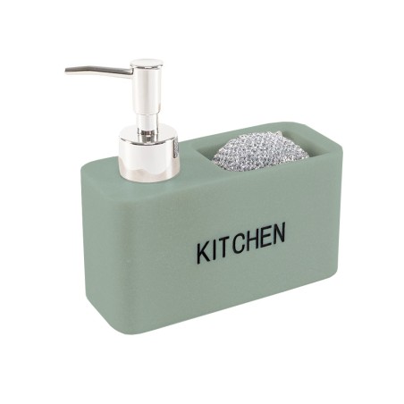 Dispensador De Jabón Beige/Verde