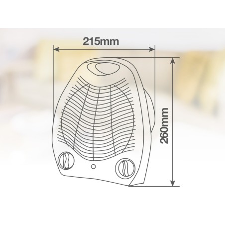 Termoventilador Evolution Blanco