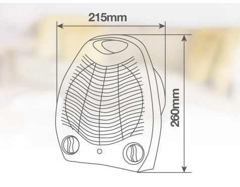 Termoventilador Evolution Blanco