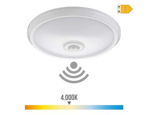 Plafón Led Con Sensor Luz Día