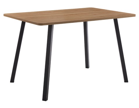 Mesa Salón Fija Edna Melamina Y Metal