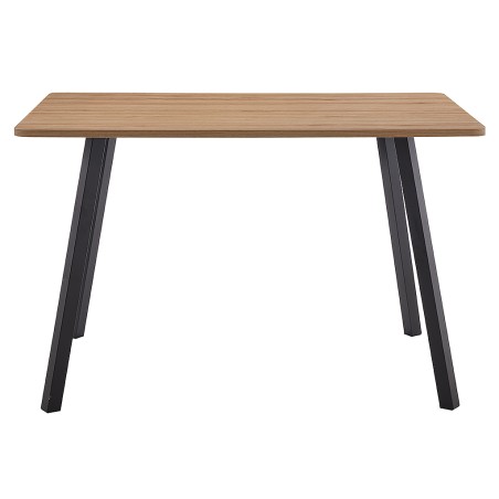 Mesa Salón Fija Edna Melamina Y Metal