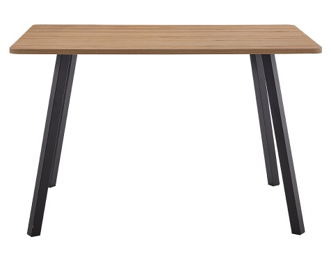 Mesa Salón Fija Edna Melamina Y Metal