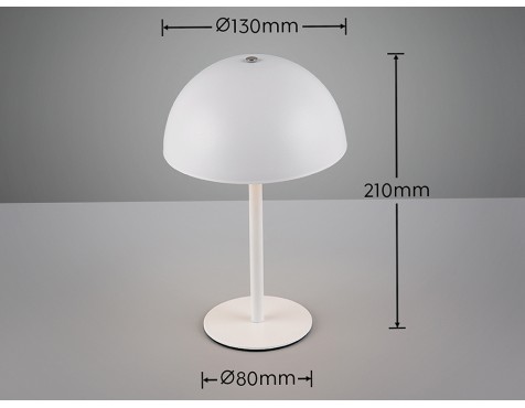 Llum De Taula Munoz Blanc Recarregable