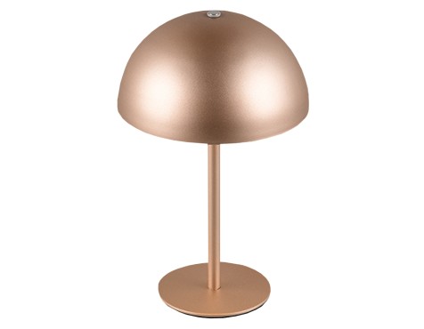 Lámpara De Mesa Munoz Café Recargable