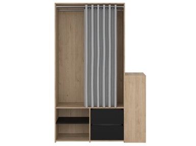 ARMARIO CON CORTINA Y...