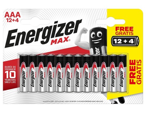 Pilas Energizer 12+4 (Aaa)