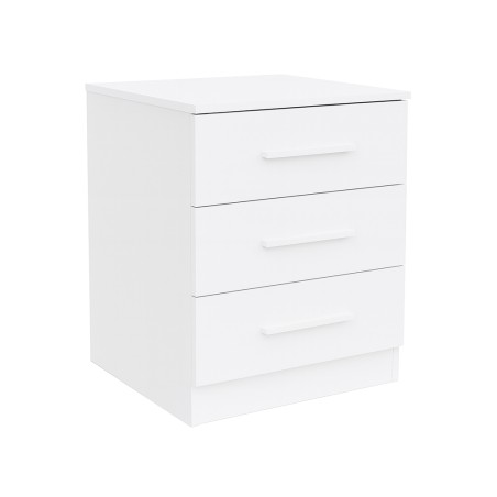 Mesita De Noche Alba Blanca