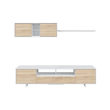 Conjuno Comedor Tv Varys Roble Canadian Blanco