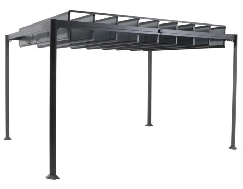 Pérgola Jardín Belize Lamas Orientables