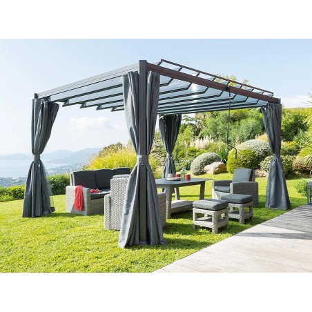 Pérgola Jardín Belize Lamas Orientables