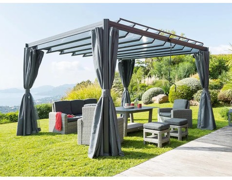 Pérgola Jardín Belize Lamas Orientables