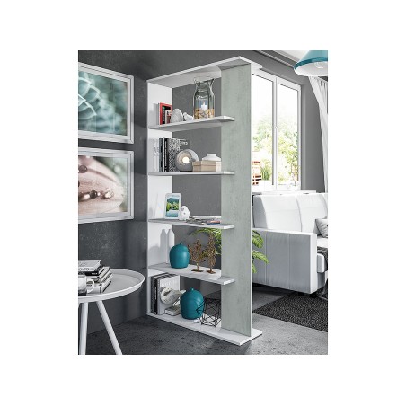 Prestatgeria Alida Blanc/Cement