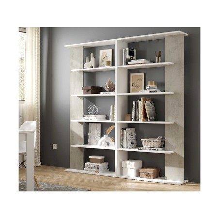 Prestatgeria Alida Blanc/Cement