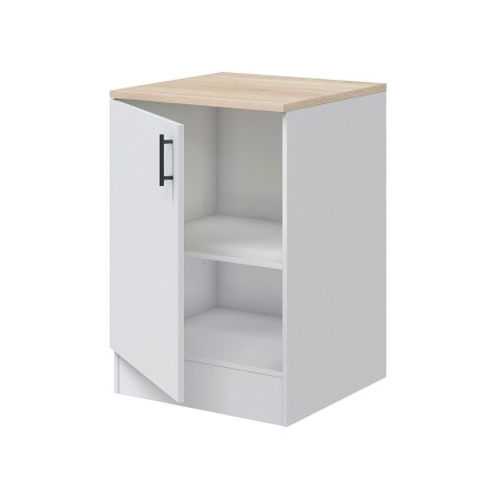 Módulo Bajo Cocina Kira 1 Puerta Blanco/Roble